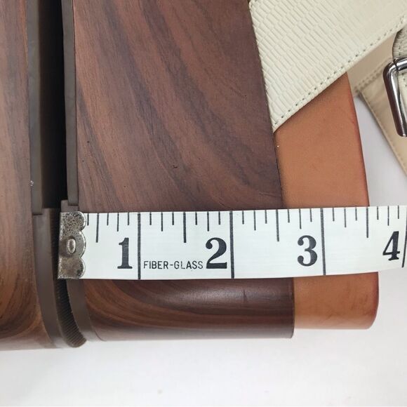 Jessica Simpson CRYSTIL Cream Brown Chunky Wood Platform Sandals - Picture 14 of 16